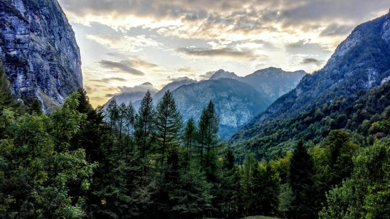 Cottages Kravanja Trenta Kültér fotó